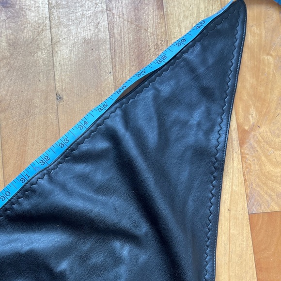 3/$25 Dynamite Pleather Triangle Scarf GUC - Picture 5 of 6